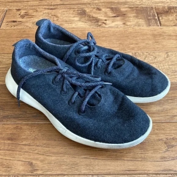 Allbirds Men's Wool Runners Merino Wool Sneakers Charcoal Dark Gray Size 11 - Picture 2 of 11
